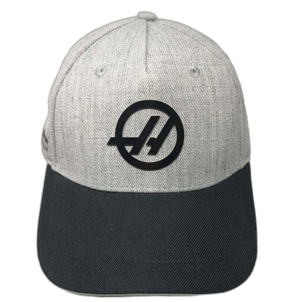 Tricorp MoneyGram Haas F1 Team 5 Panel Hat Gray Black One Size Slideback Racing
